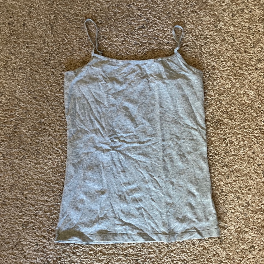 NBW Caslon Layering Tee Grey Cami, size S